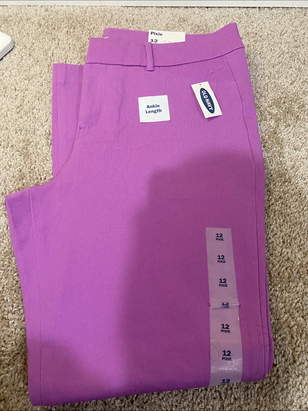 Old Navy Pixie Ankle Pants - Purple